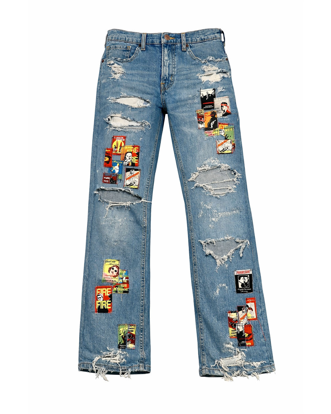 S.T.X PATCHWORK DENIM